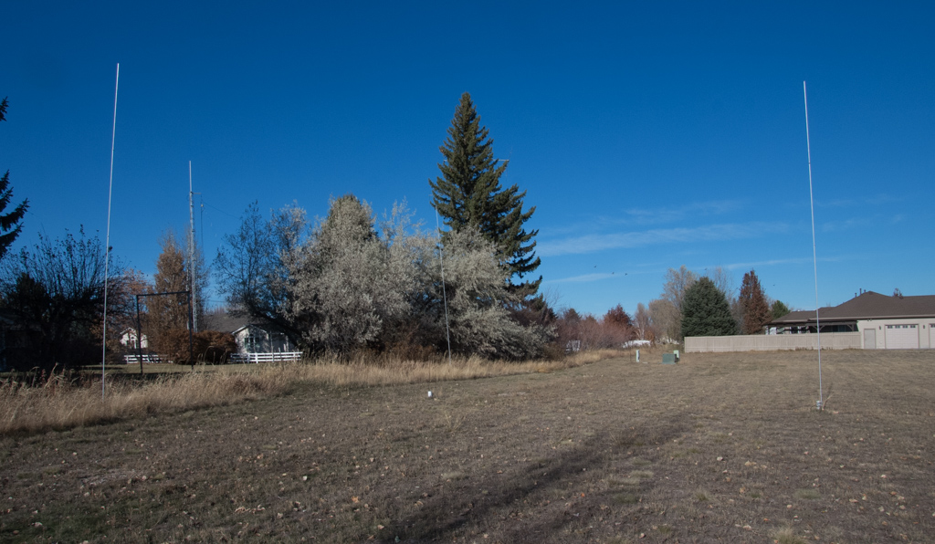 Receive only antennas in adjacent vacant lots Ham Radio Friendly