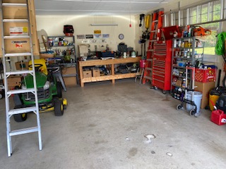 garage and workbench